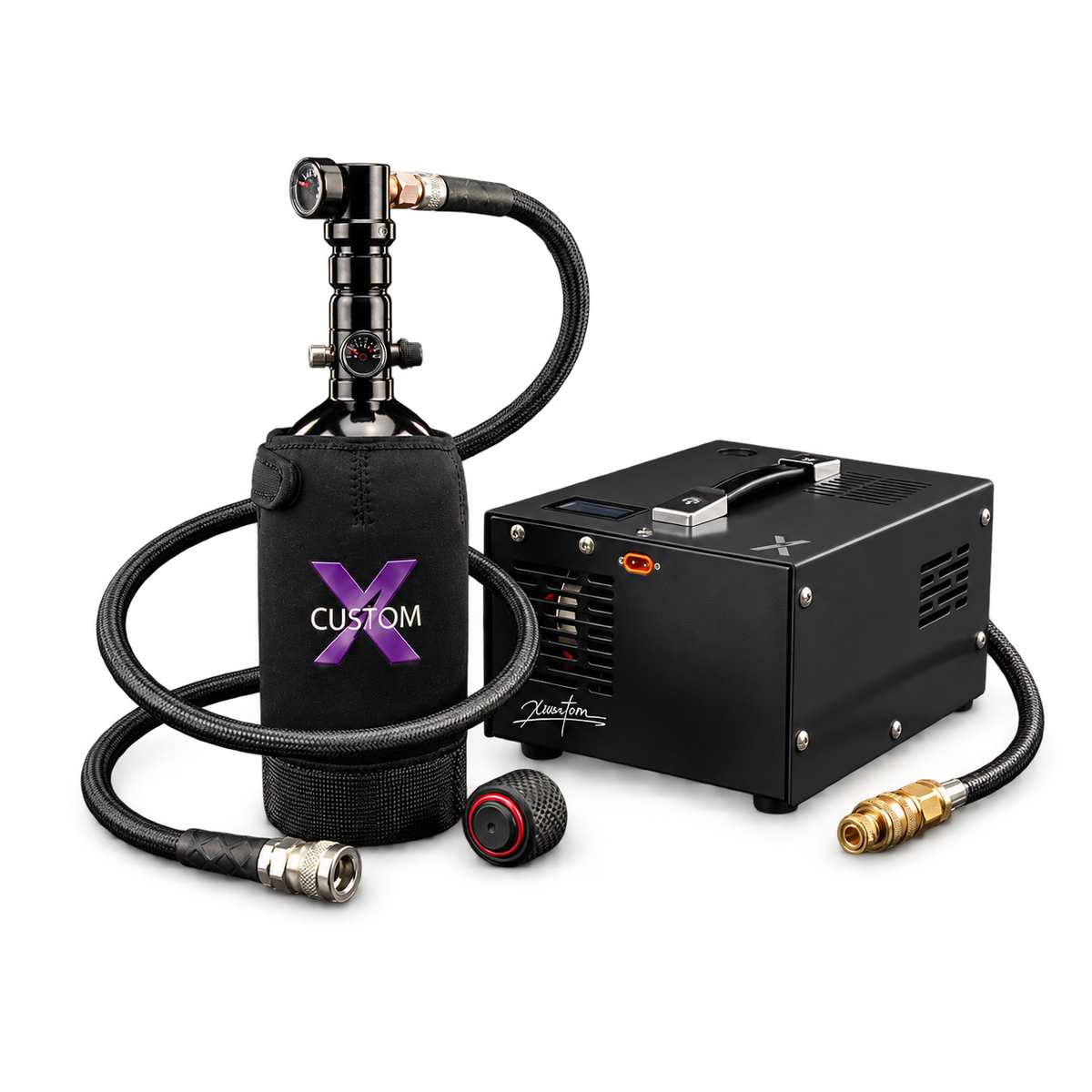 META™ 4V1 | Startovací HPA set s kompresorem